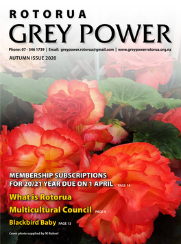 Grey Power Rotorua Issue 1 2020 Autumn