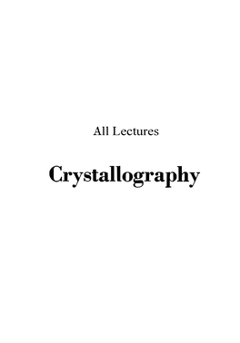 Crystallography J