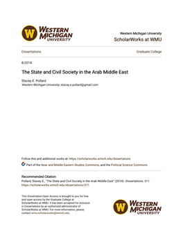 The State and Civil Society in the Arab Middle East