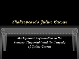 Shakespeare's Julius Caesar