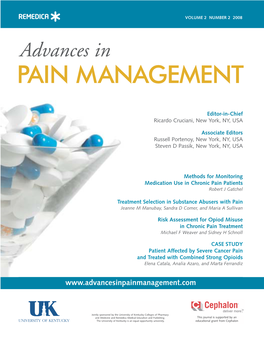 Pain Management