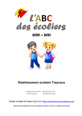 Etablissement Scolaire Treyvaux