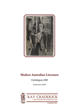 Modern Australian Literature
