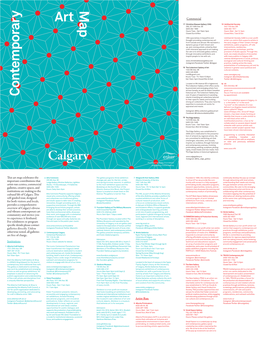 Contemporary Art Map, Calgary