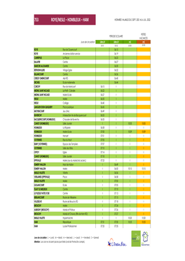 753 Roye/Nesle – Hombleux – Ham Horaires Valables Du 2 Sept