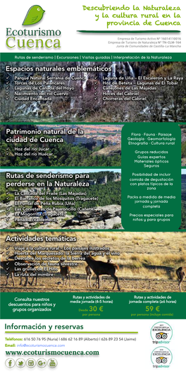 Folleto De Ecoturismo Cuenca