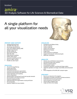 Amira® 3D Analysis Software for Life Sciences & Biomedical Data