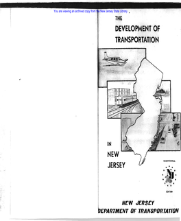 The Development of Transportation in New Jersey