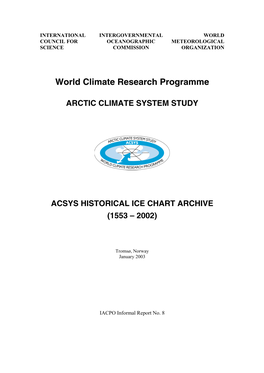 World Climate Research Programme