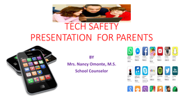 Tech Safety Presentation for Parents