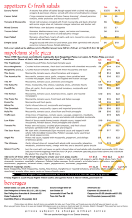 Download Pizza Menu