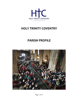 Holy Trinity Coventry Parish Profile