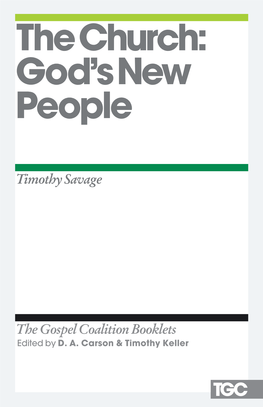 The Church: God's New People