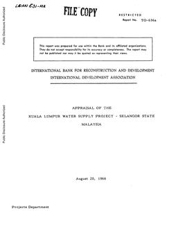 World Bank Document