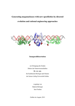 Generating Meganucleases with New Specificities by Directed Evolution