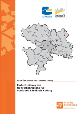 Fortschreibung Des Nahverkehrsplans Für Stadt Und Landkreis Coburg