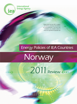 Energy Policies of IEA Countries Norway