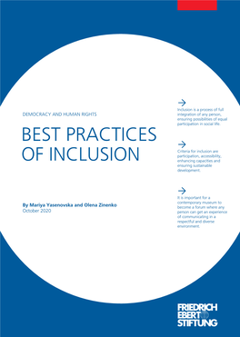 Best Practices of Inclusion