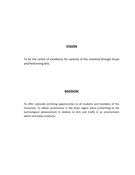 Annual Report of the University of the Visual