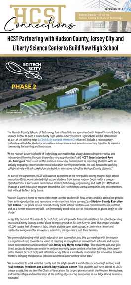 HCST Partnering with Hudson County, Jersey City and Liberty Science Center to Build New High School