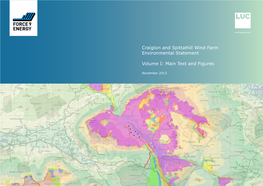 Craigton and Spittalhill Wind Farm Environmental Statement