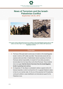 News of Terrorism and the Israeli-Palestinian Conflict