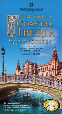 Coastal Iberia 2017 Trip Flyer, Mitchell Gallery at St. John's College