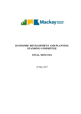 Economic Development and Planning Standing Committee Final Minutes