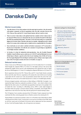 Danske Research