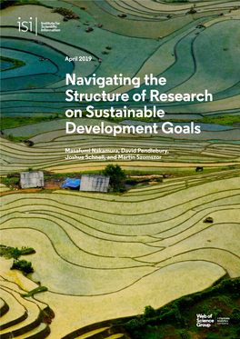 Navigating the Structure of Research on Sustainable Development Goals