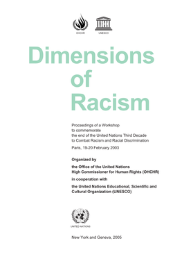 Dimensions of Racism