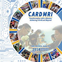 ANNUAL REPORT 2018 CARD MRI RIZAL BANK, Inc