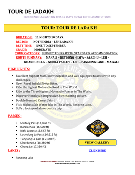 Tour De Ladakh Experience Ladakh on This 10 Days Royal Enfield Moto Tour