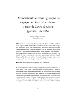 O Caso De Linha De Passe E Que Horas Ela Volta?