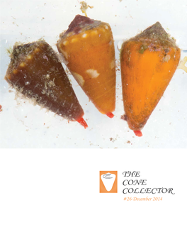 THE CONE COLLECTOR #26 December 2014 the Note from CONE the Editor COLLECTOR Dear Friends