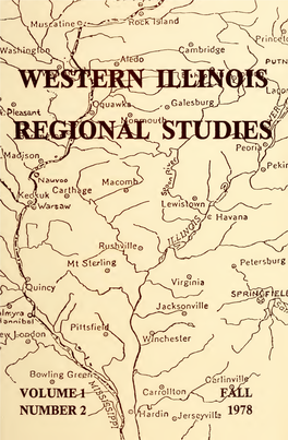 Western Illinois Regional Studies Fall 1978