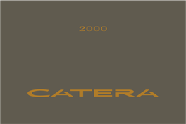 2000 Cadillac Catera Owner Manual