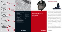 Folleto De Información Del Museo Pablo Gargallo