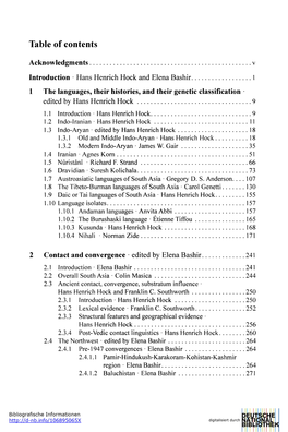 Table of Contents