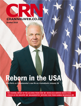 Reborn in the USA Mike Norris on Computacenter’S New Life As a Transatlantic Company 16