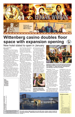 Wittenberg Casino Doubles Floor Space With