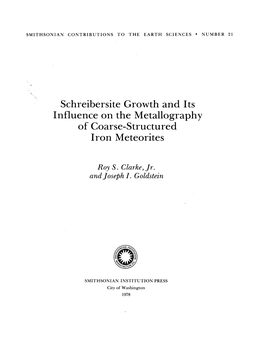 Schreibersite Growth and Its Influence on the Metallography of Coarse-Structured Iron Meteorites