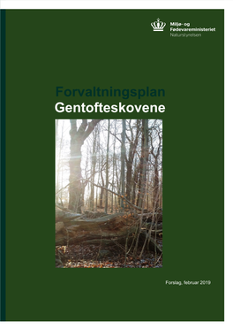 Forvaltningsplan Gentofteskovene