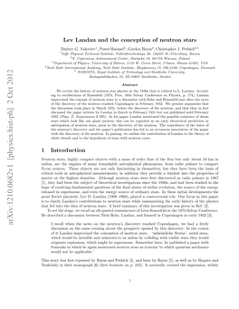 Lev Landau and the Conception of Neutron Stars