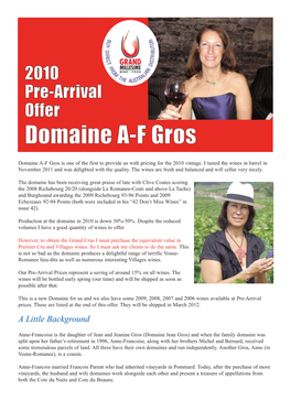 Domaine A-F Gros