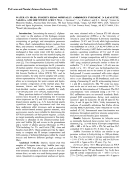 Water on Mars: Insights from Nominally Anhydrous Pyroxene in Lafayette, Nakhla, and Northwest Africa 7034