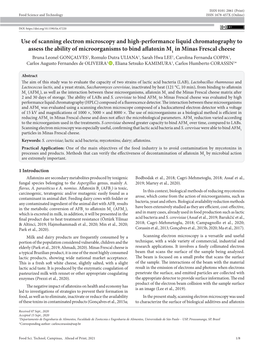 Use of Scanning Electron Microscopy and High-Performance Liquid Chromatography to Assess the Ability of Microorganisms to Bind A