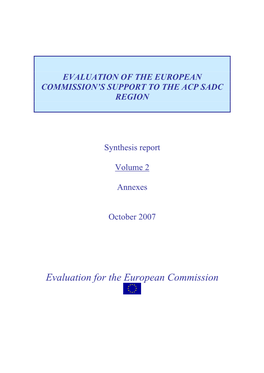 Evaluation for the European Commission