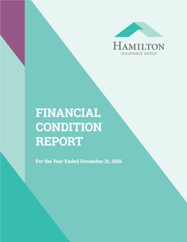 Financial Condition Report