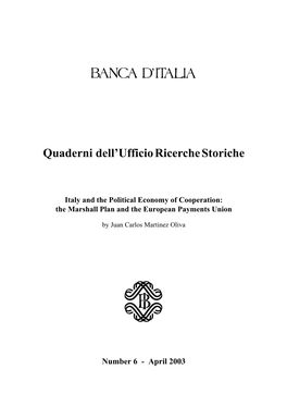 Quaderni Dell'ufficio Ricerche Storiche